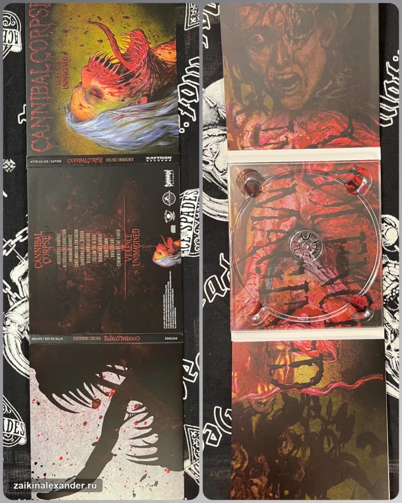 Cannibal Corpse — «Violence Unimagined»: российское CD-издание — кадр 2