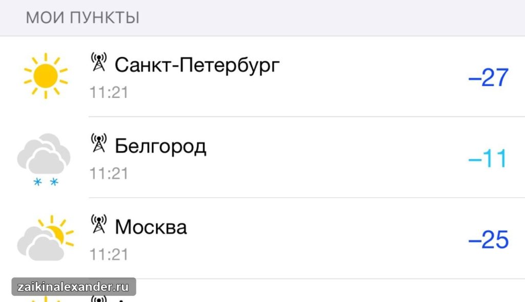 Усиление морозов в Петербурге, Белгороде и Москве