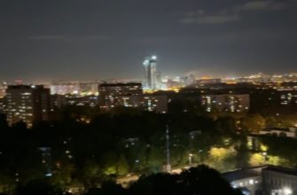 Ночной вид на Москву