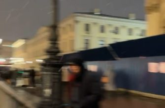 Москва просыпается под снегом