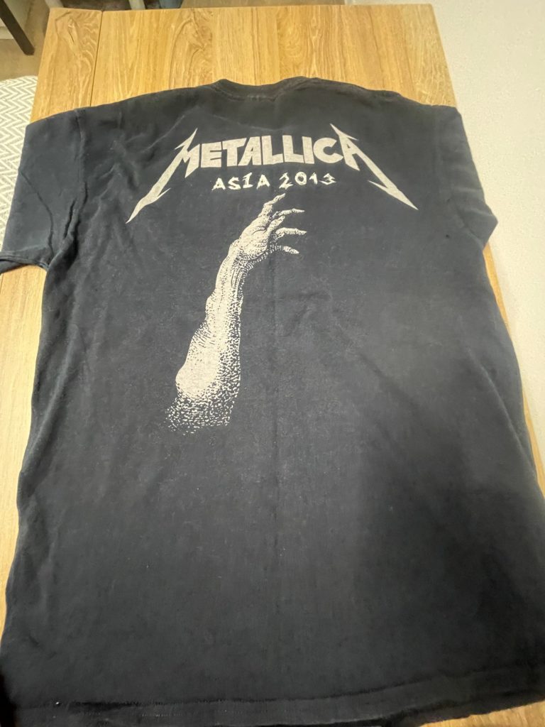 Metallica — Туровая Азия 2013 — обратная сторона
