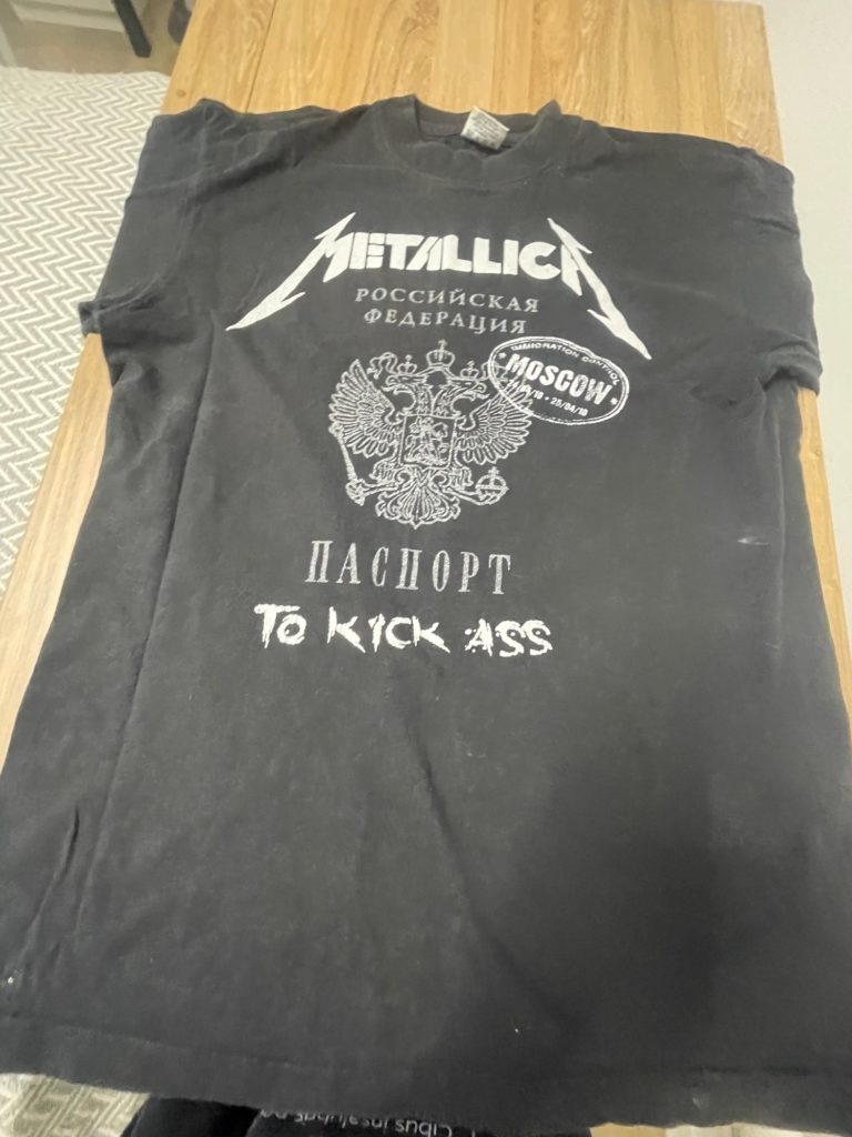 Metallica — Туровая Москва 2010 — лицевая сторона