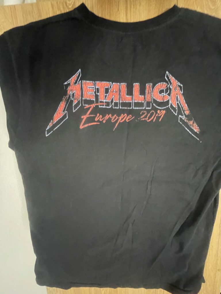 Metallica — Туровая Москва 2019 — обратная сторона