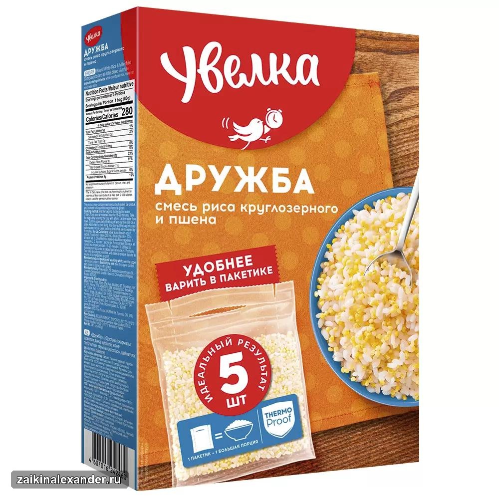 Каша «Дружба» — рис и пшено в правильной пропорции — кадр 1