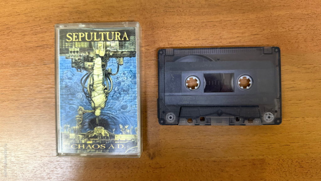 Sepultura — Chaos A.D. — кассета сторона B и обложка