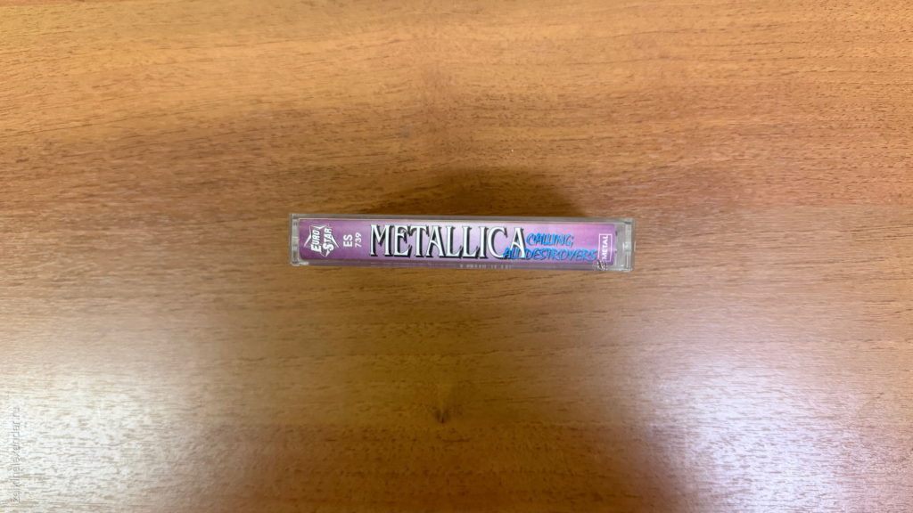 Metallica — Calling All Destroyers — корешок