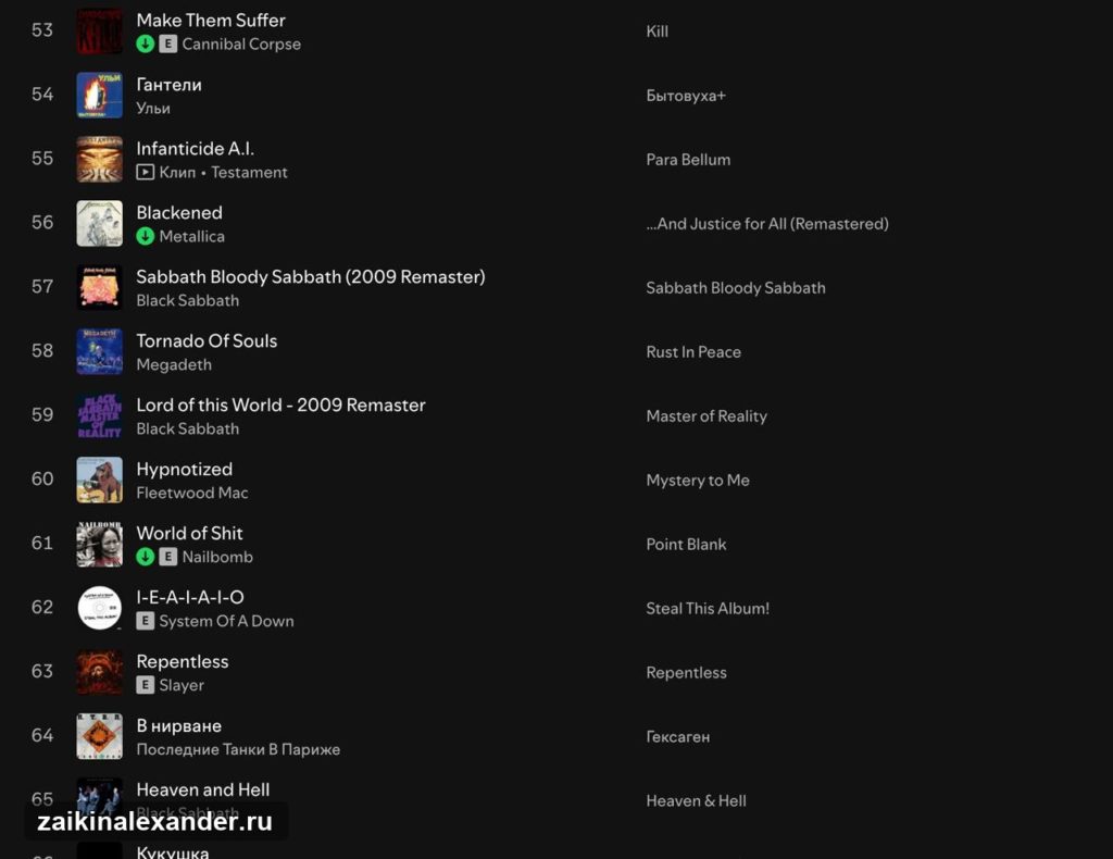 Spotify Wrapped 2025 — что я слушал чаще всего — кадр 5