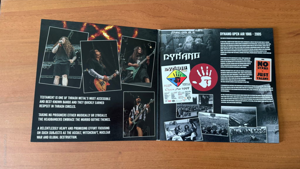 Testament — Live At Dynamo Open Air 1997 — дополнительный материал 1