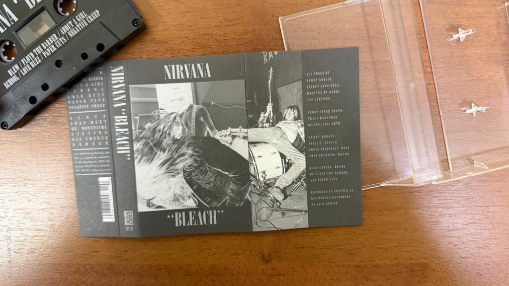 Nirvana — Bleach — задник вкладки